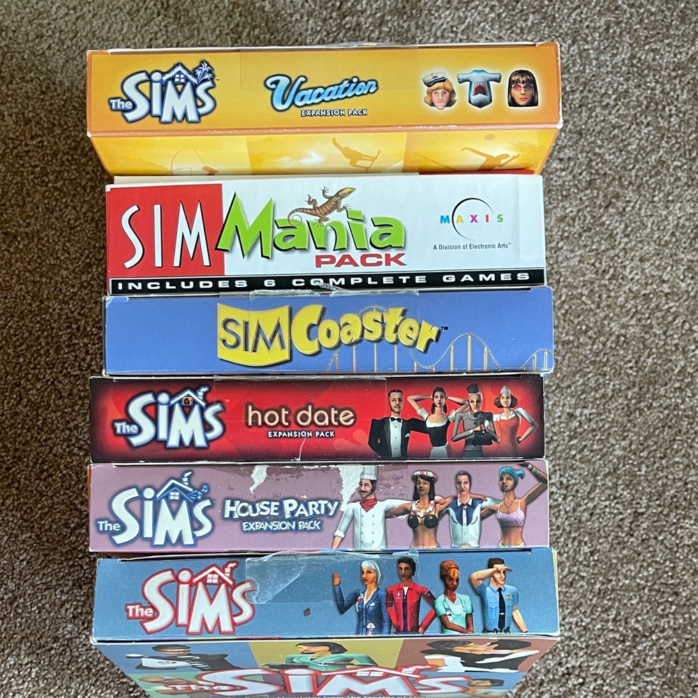The Sims Collection of CD-ROMs, PC Games